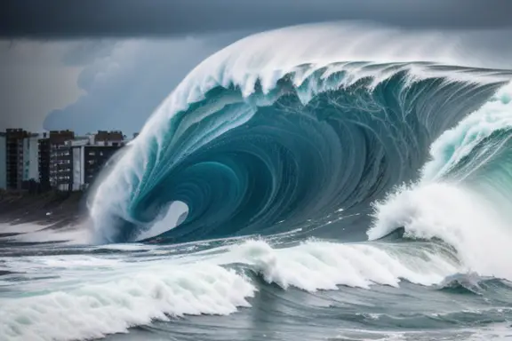 o que significa sonhar com tsunami
